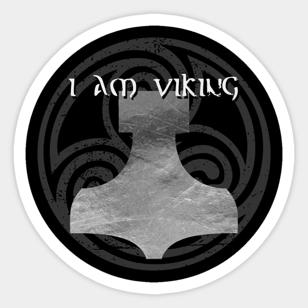 I Am Viking Sticker by LittleBean